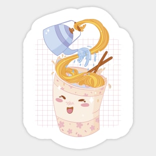 Cute Instant Ramen Sticker